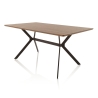 Nowoczesny stół do jadalni 160x90cm z drewna i metalu industrialnego Monaco Sprzedaż