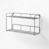 Półka ścienna metalowa z 2 półkami Nori Oferta