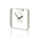 Zegar ścienny i stołowy metalowy 20x20cm nowoczesny design Nova Oferta