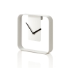 Zegar ścienny i stołowy metalowy 20x20cm nowoczesny design Nova Oferta