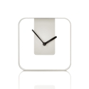 Zegar ścienny i stołowy metalowy 20x20cm nowoczesny design Nova Sprzedaż