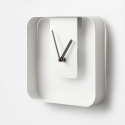 Zegar ścienny i stołowy metalowy 20x20cm nowoczesny design Nova Rabaty