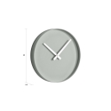 Zegar ścienny okrągły 25 cm metalowy nowoczesny design Tokei Stan Magazynowy
