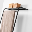 Wieszak ścienny z czarnego metalu Toru Oferta