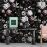 Tapeta kwiatowa do sypialni shabby chic Floreale Scura Stan Magazynowy