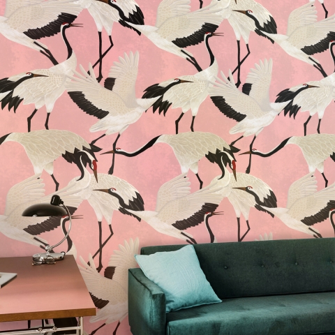 Elegancka i wyrafinowana tapeta samoprzylepna do salonu Aironi Rosa Promocja