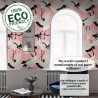 Elegancka i wyrafinowana tapeta samoprzylepna do salonu Aironi Rosa Cechy