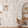 Elegancka tapeta kwiatowa do salonu Bosco Tropicale Beige Promocja