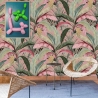 Tapeta ścienna w stylu jungle, elegancki kwiatowy wzór, Bosco Tropicale Rosa Sprzedaż