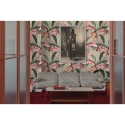 Tapeta ścienna w stylu jungle, elegancki kwiatowy wzór, Bosco Tropicale Rosa Rabaty