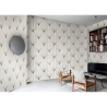 Tapeta geometryczna w stylu vintage biało-czarna Art Déco Rabaty