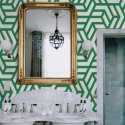 Samoprzylepna tapeta do nowoczesnych salonów Geometrica Verde Oferta