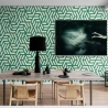 Samoprzylepna tapeta do nowoczesnych salonów Geometrica Verde Sprzedaż