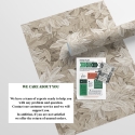 Elegancka beżowa tapeta kwiatowa do sypialni Foglie Edera Katalog