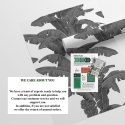 Tapeta urban jungle białe i szare rośliny Egzotyczne Palmy Sprzedaż