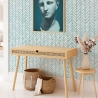 Artystyczna tapeta vintage do sypialni i salonu Geometrica Azzurra Sprzedaż