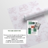 Tapeta kwiatowa z motywem zwierzęcym do pokoju dziecięcego Rosa Vittoriana Rabaty