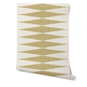 Tapeta w stylu skandynawskim z geometrycznym wzorem vintage, tkanina Chevron Oferta