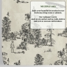 Tapeta las vintage czarno-biała Toile de Jouy Ufo Nero Rabaty