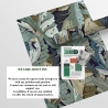 Tapeta w stylu artystycznym z kwiatowym wzorem Arts and Craft Vittoriana Rabaty