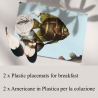 Komplet 2 podkładek stołowych design morski 42x30 cm Acquario Sprzedaż
