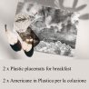 Zestaw 2 eleganckich podkładek stołowych w stylu vintage na śniadanie Nuvole Sprzedaż