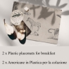 Zestaw 2 podkładek śniadaniowych w stylu vintage naturalna Savana Sprzedaż
