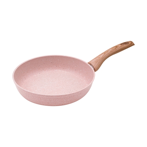 Patelnia 24 cm z aluminium, nieprzywierająca, efekt różowego granitu Stonerose Promocja