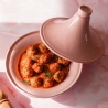 Ceramiczna różowa tajine 26cm z powłoką nieprzywierającą Bisetti Stonerose Sprzedaż