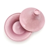 Ceramiczna różowa tajine 26cm z powłoką nieprzywierającą Bisetti Stonerose Oferta