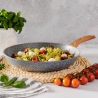 Wok aluminiowy nieprzywierający 28 cm imitacja kamienia Pierre Gourmet Rabaty