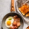 Patelnia 20cm nieprzywierająca efekt kamienia z pokrywką Pierre Gourmet Rabaty