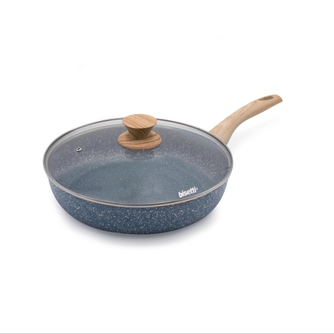 Patelnia aluminiowa 28 cm nieprzywierająca z pokrywką Pierre Gourmet Promocja
