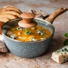 Zestaw 10 sztuk garnków i patelni z nieprzywierającego aluminium Pierre Gourmet Model