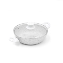 Rondel aluminiowy nieprzywierający 24 cm Bisetti Stonewhite Promocja