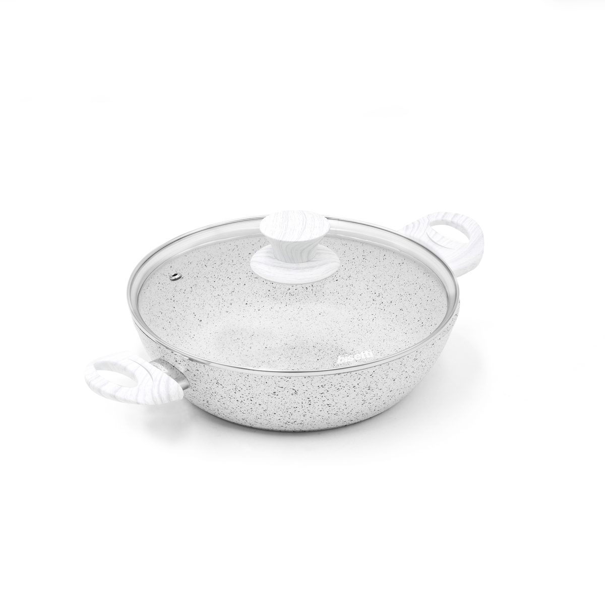 Rondel aluminiowy nieprzywierający 24 cm Bisetti Stonewhite Promocja Rondel aluminiowy nieprzywierający 24 cm Bisetti Stonewhite Promocja