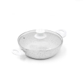 Rondel aluminiowy nieprzywierający 24 cm Bisetti Stonewhite Promocja