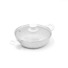 Rondel aluminiowy nieprzywierający 24 cm Bisetti Stonewhite Promocja