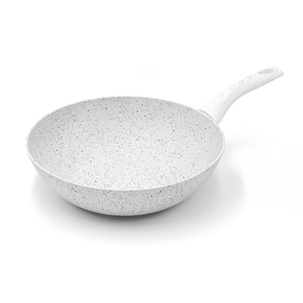 Wok patelnia do makaronu 28 cm z nieprzywierającego aluminium Bisetti Stonewhite Promocja Wok patelnia do makaronu 28 cm z nieprzywierającego aluminium Bisetti Stonewhite Promocja