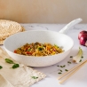 Wok patelnia do makaronu 28 cm z nieprzywierającego aluminium Bisetti Stonewhite Sprzedaż