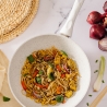 Wok patelnia do makaronu 28 cm z nieprzywierającego aluminium Bisetti Stonewhite Oferta