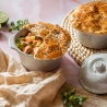 Zestaw 2 naczyń do zapiekania z ceramiki stoneware Bisetti Stonewhite Katalog