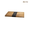 Deska kuchenna z drewna z rowkiem na sok 35x23x2cm Bisetti Promocja