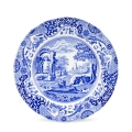 Zestaw 4 talerzy płaskich z terakoty w stylu angielskim 27x27x2cm Blue Italian Promocja