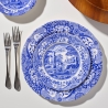 Zestaw 4 talerzy płaskich z terakoty w stylu angielskim 27x27x2cm Blue Italian Sprzedaż