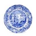 Zestaw 4 średnich talerzy płaskich z terakoty zdobionych w stylu angielskim Blue Italian Promocja