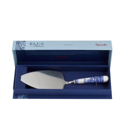Łopatka do ciasta ze stali i ceramiki w stylu angielskim Blue Italian Promocja