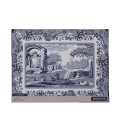 Zestaw 6 sztywnych podkładek stołowych Blue Italian, styl angielski 30,5x23 cm Promocja