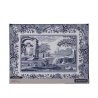 Zestaw 6 sztywnych podkładek stołowych Blue Italian, styl angielski 30,5x23 cm Promocja