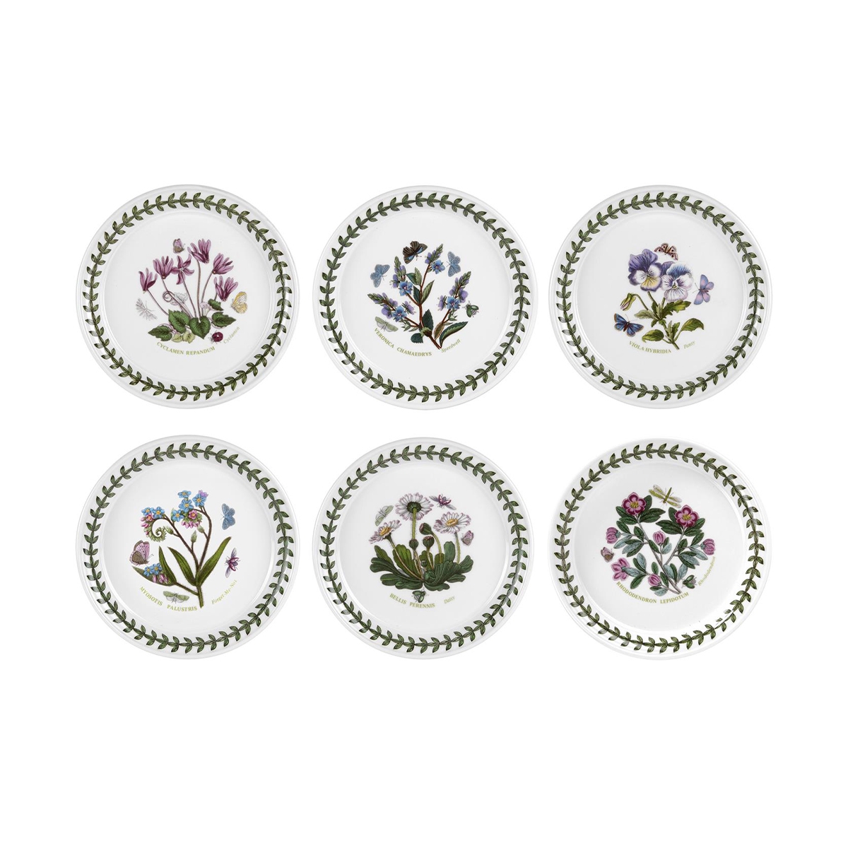 Zestaw 6 talerzyków do pieczywa z porcelany 16,5 cm Botanic Garden Promocja Zestaw 6 talerzyków do pieczywa z porcelany 16,5 cm Botanic Garden Promocja
